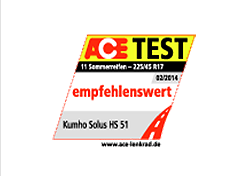 ACE（ドイツ）“推奨できる”（Feb.2014）