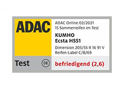 ADAC（ドイツ） 15製品中4位（2021）